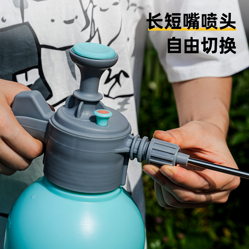 得力工具DL581020喷水壶2L加压(绿)(个)-得力工具官网